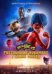 Plakat filma Pustolovine Bubamare i Crnog Mačka
