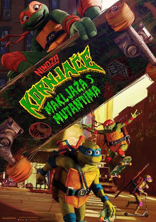 Nindža kornjače makljaža s mutantima